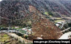 სოფელი ნერგეეთი: ადგილი, სადაც მეწყერი ჩამოწვა