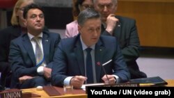 Denis Bećirović pozvao je na usvajanje rezolucije o genocidu u Srebrenici u Generalnoj skupštini UN-a, 15. maja 2024.