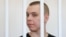 Nikita Zhuravel appears in a Grozny courtroom in late February. (file photo)