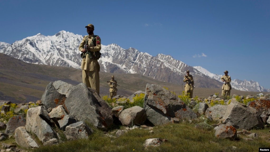 Chitral Frontier Scouts, part of the Pakistani military, keep guard in Chitral. (file photo)  