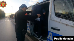 Hapšenje u okviru međunarodne akcije Mozaik. Screenshot videa crnogorske policije, 20. novembar 2023.