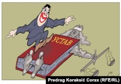 Karikaturista Predrag Koraksić Corax stalni je saradnik Radija Slobodna Evropa i jednom sedmično objavljujemo njegov komentar političkog života Srbije bez riječi.