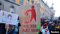 Протест срещу „Алтернатива за Германия“ през януари.