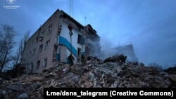 რუსეთის სარაკეტო თავდასხმის შემდეგ. დონეცკის რეგიონი. 2024 წლის 14 იანვარი 