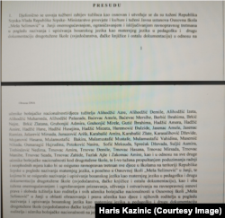 Isječak iz presude koju je na uvid RSE dostavio advokat roditelja iz Janje Haris Kažinić