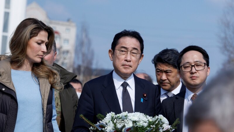 Украина ја поздрави посетата на јапонскиот премиер
