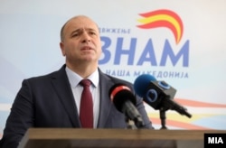 Претседателскиот кандидат на движењето ЗНАМ Максим Димитриевски