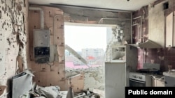 Последствия обстрела в Белгороде, архивное фото