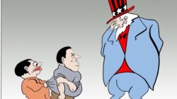 Serbia - Political cartoon by Predrag Koraksić Corax, 17Apr2024