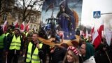 Протест у Варшаві проти регулювання ЄС імпорту сільськогосподарської продукції. 2024 рік