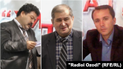 Слева направо: Шокирджон Хакимов, Рахматилло Зойиров и Киёмиддин Азизов