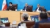 از چپ: ابراهیم رئیسی رئیس‌جمهور، احمد وحیدی وزیر کشور، غلامحسین اسماعیلی رئیس‌دفتر رئیس جمهور، در نشست هیئت دولت با استانداران، ۱۱ تیر ۱۴۰۲