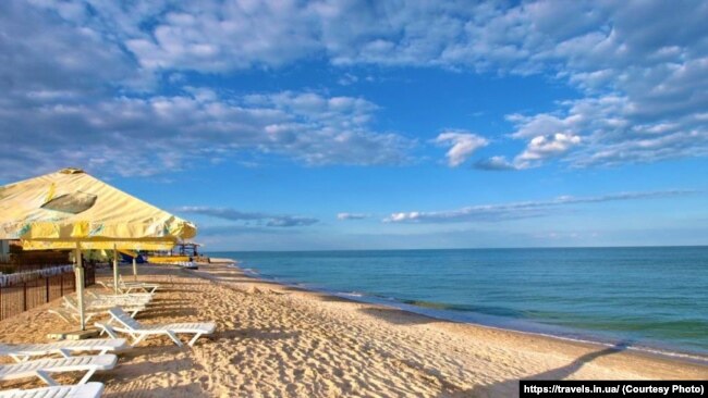 Пляжі Кирилівки на узбережжі азовського моря, архівне фото