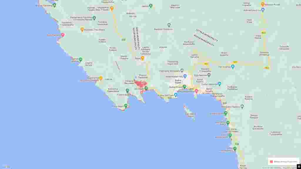 Plaža Jaz, prognoze promjena zbog globalnog zatopljenja 2030 - 2050. godine