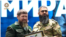 Глава Чечни Рамзан Кадыров и командир батальона «Восток–Ахмат» Ваха Хамбулатов. Грозный, 16 апреля 2024 г. Скриншот из видео, опубликованного в официальном телеграм–канале главы Чечни