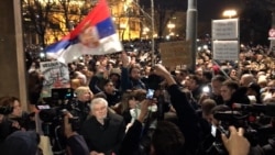 Serbian Opposition Coalition Protests Election Results In Belgrade 