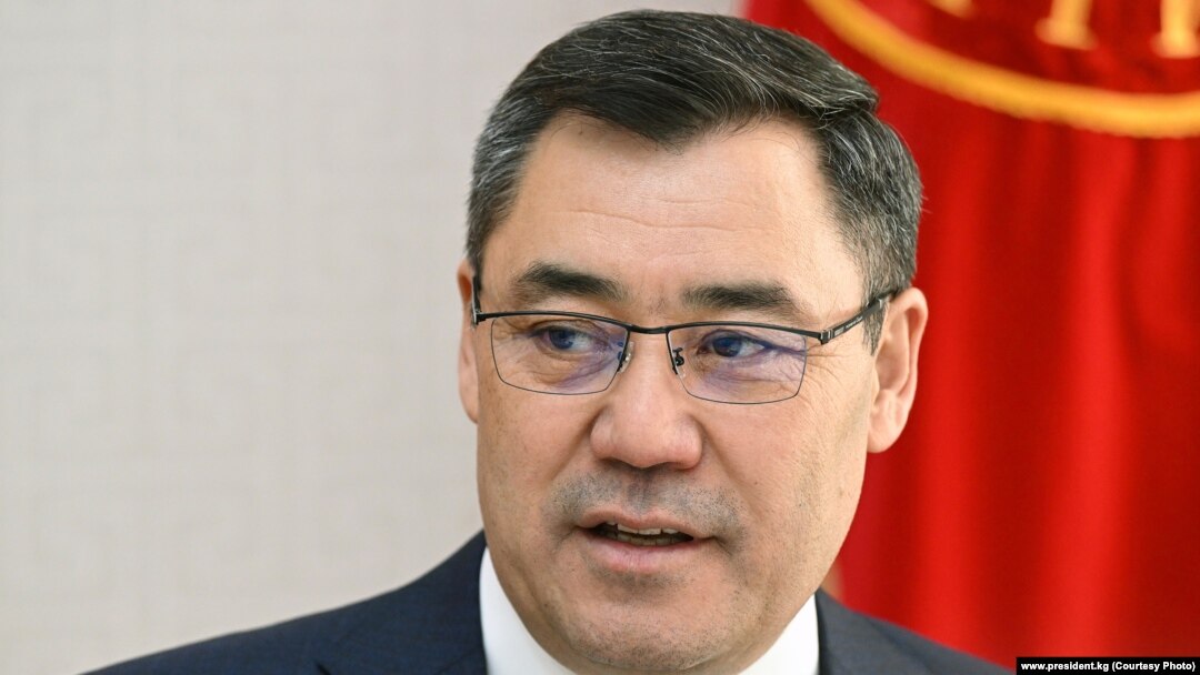 Президент Садыр Жапаров.
