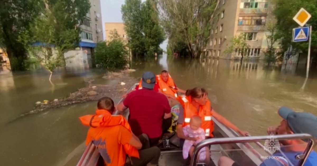 Flooding '10 Times' Worse In Russian-Occupied Areas After Dam Breach