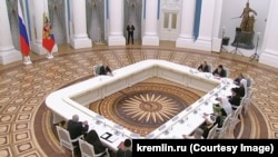Встреча Владимира Путина с представителями религиозных объединений