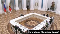 Встреча Путина с представителями религиозных объединений