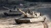 საილუსტრაციო ფოტო: აშშ-ის არმიის M1A1 Abrams-ები წვრთნისას ლატვიაში. ადაზი, 26 მარტი, 2021.