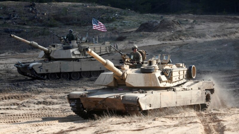 უკრაინელი სამხედროების მოსამზადებლად გერმანიაში ჩაიტანეს ამერიკული ტანკები Abrams 