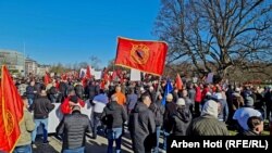 Protesta në Hagë në mbështetje të ish-krerëve të UÇK-së