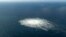 Gas leaks from the Nord Stream 2 pipeline in the Baltic Sea after it was damaged by an underwater explosion in September. 