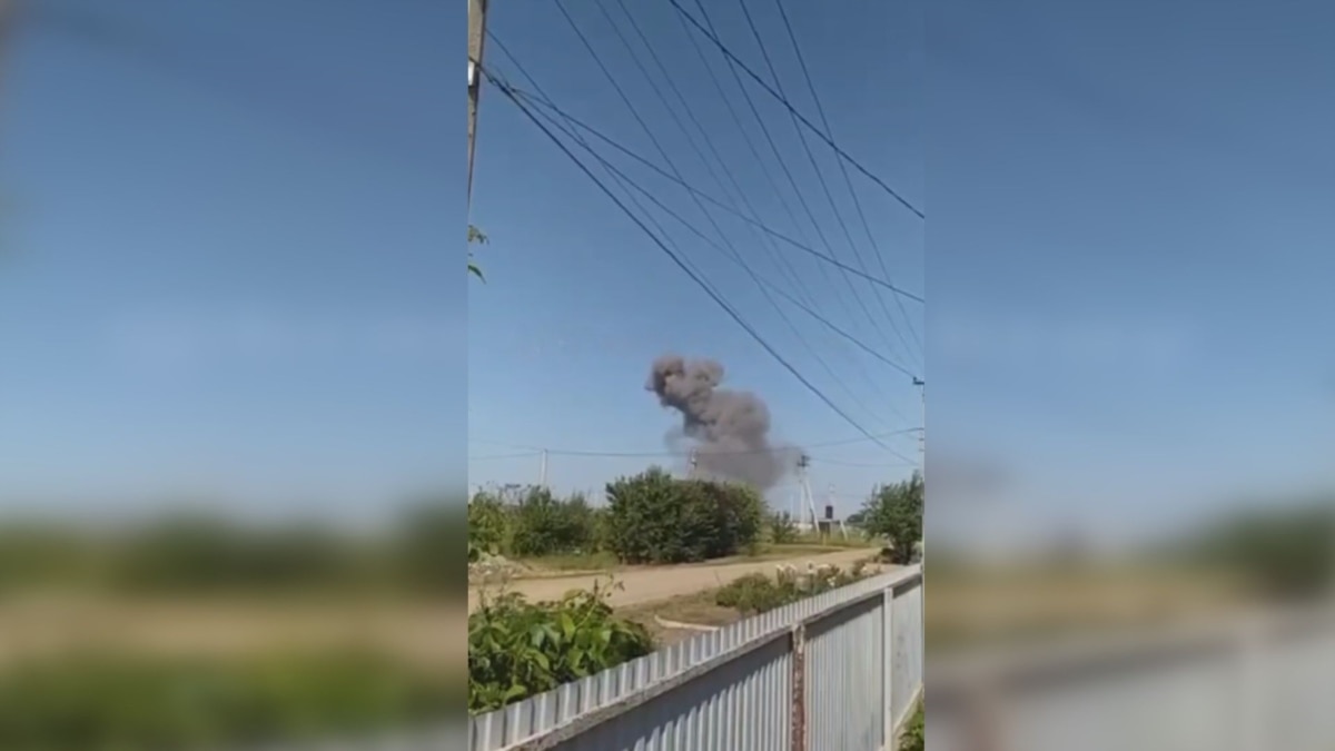 Mass media reported an explosion at a military airfield in the Krasnodar region