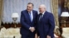 Milorad Dodik, the pro-Russia president of the Serbian entity of Bosnia-Herzegovina, met with Belarusian President leader Alyaksandr Lukashenka in Minsk on February 19.