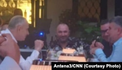 Liderul PSD Marcel Ciolacu și Mircea Geoană, la restaurantul lui Marius Tucă.