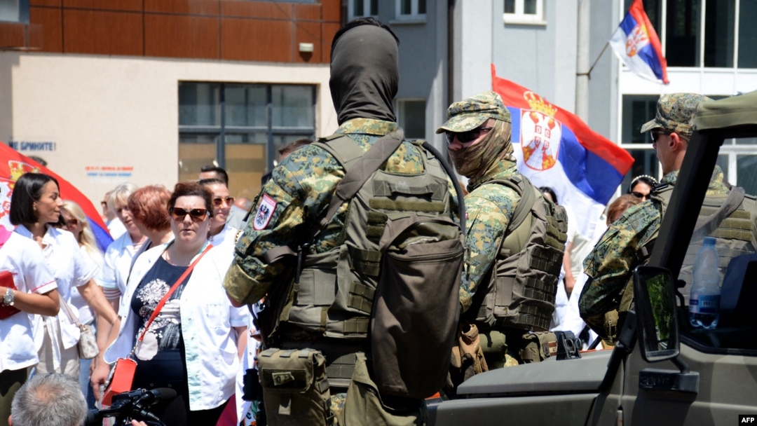 Косово - Протест на косовските Срби во Митровица