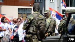 Косово - Протест на косовските Срби во Митровица