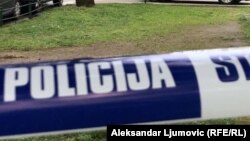 Fotoarhiv: Policijska traka u Podgorici