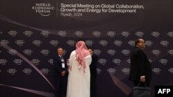 تصویر از مجمع جهانی اقتصادی که در ریاض پایتخت عربستان سعودی برگزار شده است 