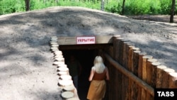 Белгород. Укрытие для защиты людей при обстрелах в урочище Сосновка