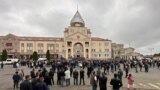 Нагорный Карабах - Здание парламента Нагорного Карабаха в Степанакерте