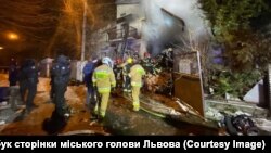 Наслідки вибуху газу в одному із будинків на вулиці Княгині Ольги, 23 грудня 2023 року