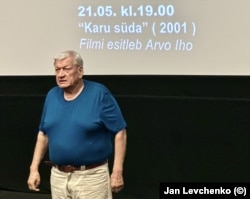 Арво Ихо в кинотеатре Artis, Таллинн, май 2024