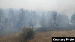the fire in the Skopje village of Ajvatovci was brought under control