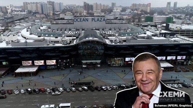 ТРЦ Ocean Plaza, дві третини якого, за даними українського слідства, контролює Аркадій Ротенберг через номінальних власників зі Швейцарії