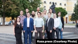 Кандидаты от "Яблока" на выборах 2020 года. Михаил Шарыгин – в верхнем ряду