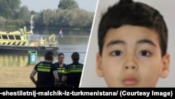 Alty ýaşly Abdurahman Aşyrow we onuň gark bolan köli.