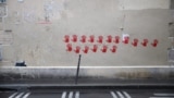 The red palms painted on on the Holocaust Memorial in May were apparently meant to refer to Israel's war against Hamas, which has been designated as a terrorist organization by the U.S. and Britain.