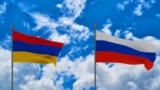 Флаги Армении и России