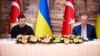 ТУРЦИЈА – Украинскиот претседател Володимир Зеленски и турскиот претседател Таип Ердоган. 8 март 2024 година