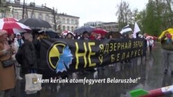 Harminchét évvel Csernobil után – Atomfegyverek telepítése ellen tiltakozott a belarusz ellenzék