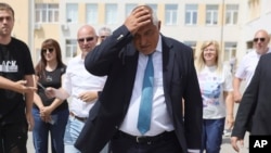 Bivši bugarski premijer Boyko Borisov tokom glasanja, 9. juna 2024.