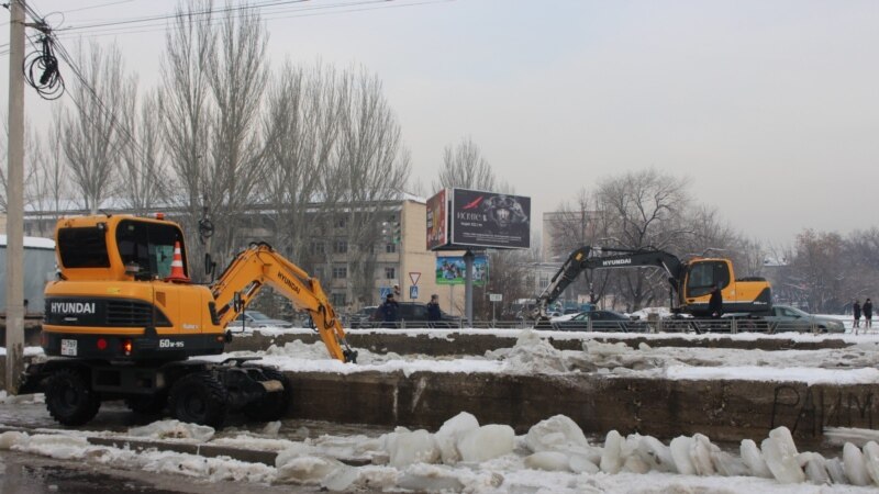 Мэрия Бишкекте каналдагы суу ташкыны токтотулганын билдирди