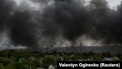 Дим після російського ракетного удару, Харків, 17 травня 2024 року